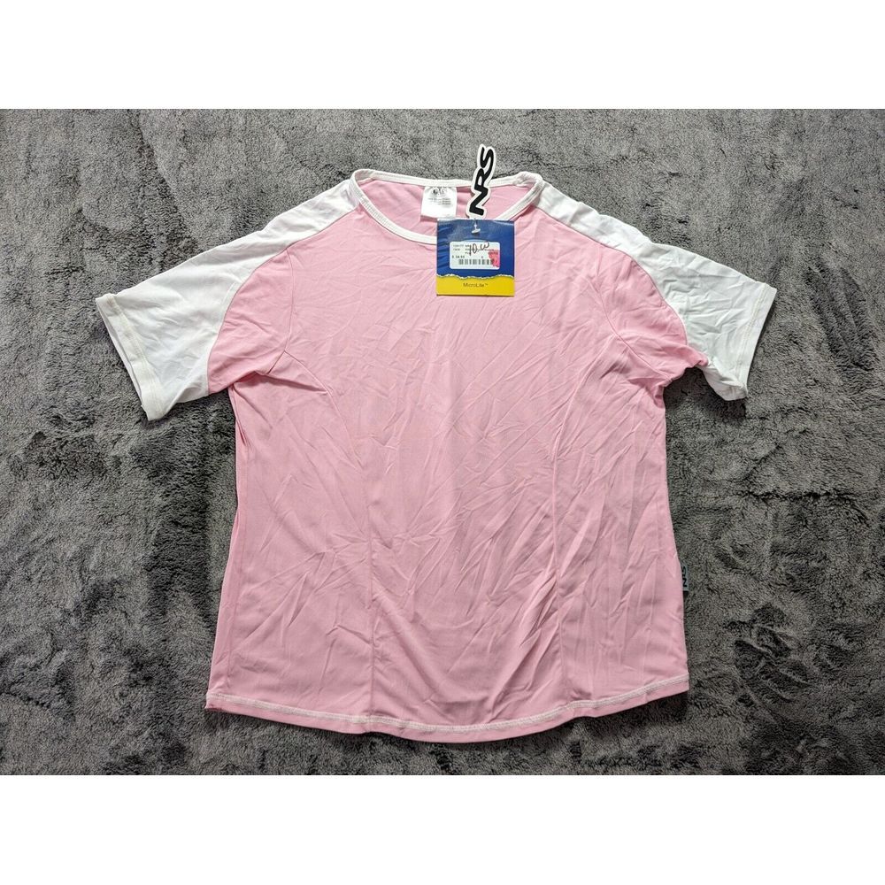 NRS Short Sleeve UPF 45+ Shirt Women's Size Small Pink